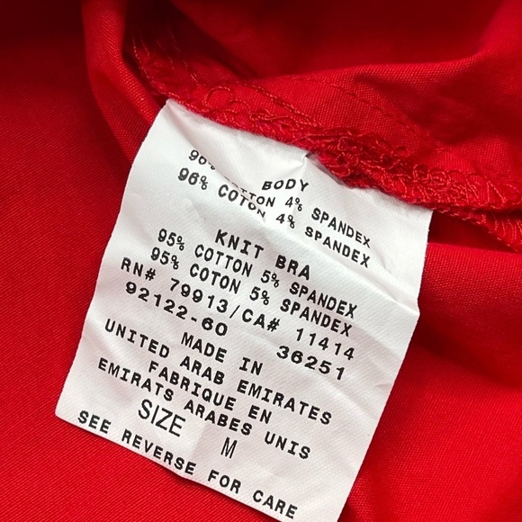 Motherhood Maternity Halter Top Red Low Back V Neck Summer Vacation Beach New - Picture 12 of 12